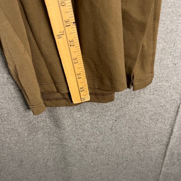 Every Day by Susan Graver Liquid Knit Drawstring Crop Pants Driftwood, Size 3X - Picture 7 of 10